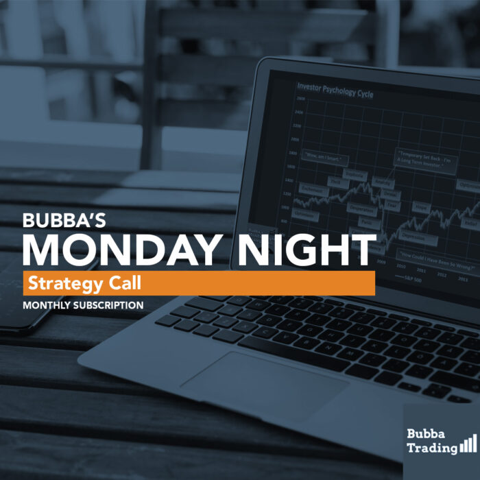 Bubba's Monday Night Strategy Call Monthly Subscription Product Image